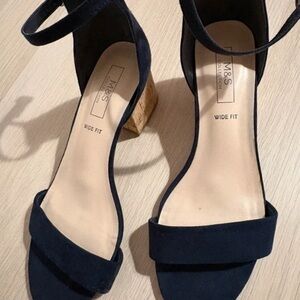 Marks & Spencer Dark Blue Heeled Sandals